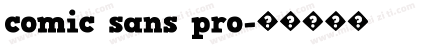 comic sans pro字体转换